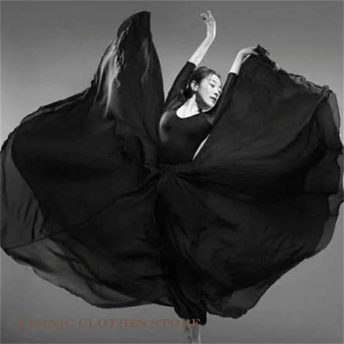Gonna donna 720 gradi chiffon